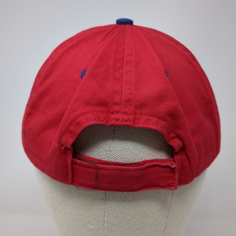 Ruby Falls Strapback Baseball Cap Red One Size Ad… - image 6